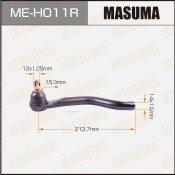 Наконечник рулевой тяги Masuma, правый, арт. ME-H011R
