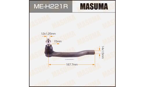Наконечник рулевой тяги Masuma, правый, арт. ME-H221R
