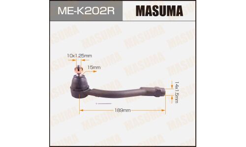 Наконечник рулевой тяги Masuma, правый, арт. ME-K202R