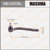 Наконечник рулевой тяги Masuma, левый, арт. ME-K206L