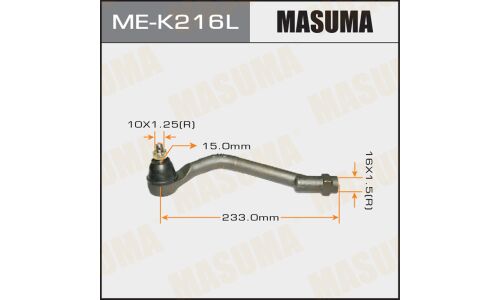 Наконечник рулевой тяги Masuma, арт. ME-K216L