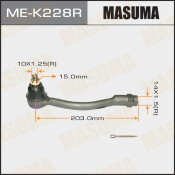 Наконечник рулевой тяги Masuma, арт. ME-K228R