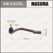 Наконечник рулевой тяги Masuma, левый, арт. ME-K233L