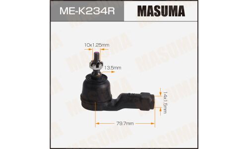 Наконечник рулевой тяги MASUMA HYUNDAI CRETA 17- RH