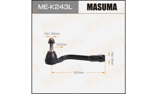 Наконечник рулевой тяги MASUMA HYUNDAI SANTA FE IV 18- LH