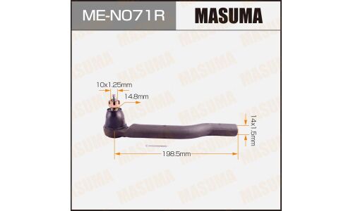 Наконечник рулевой тяги Masuma, правый, арт. ME-N071R