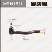 Наконечник рулевой тяги Masuma, левый, арт. ME-N151L