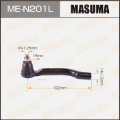 Наконечник рулевой тяги Masuma, арт. ME-N201L