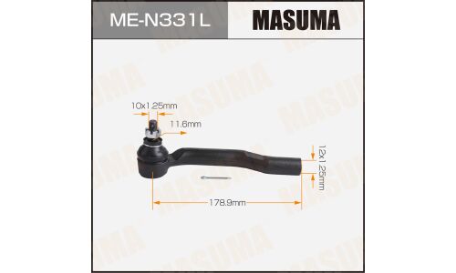 Наконечник рулевой тяги MASUMA NISSAN NOTE / E12 LH