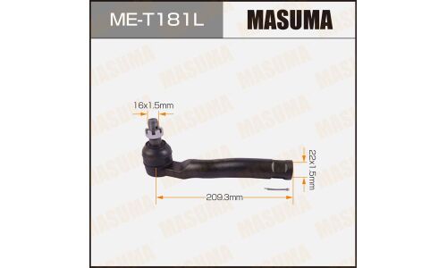 Наконечник рулевой тяги Masuma, для Toyota Tundra, арт. ME-T181L