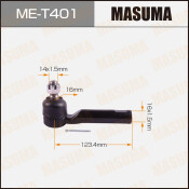 Наконечник рулевой тяги Masuma, арт. ME-T401