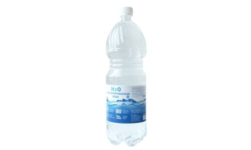 Вода дистиллированная, бутылка 1.5л