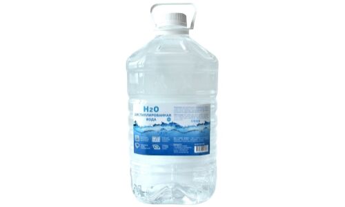 Вода дистиллированная, бутылка 5л