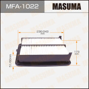 Фильтр воздушный Masuma A-899V, арт. MFA-1022