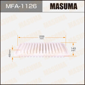 Фильтр воздушный Masuma A-1003, арт. MFA-1126