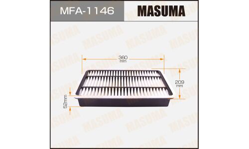 Фильтр воздушный Masuma A-1023, арт. MFA-1146