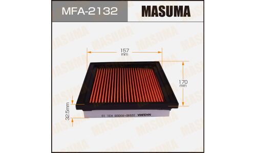 Фильтр воздушный Masuma A-2009, с масляной пропиткой, арт. MFA-2132