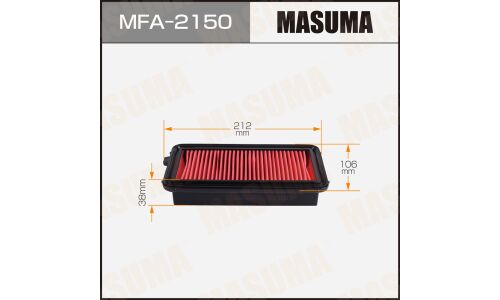 Воздушный фильтр A-2027 MASUMA Пропитка (1/32)