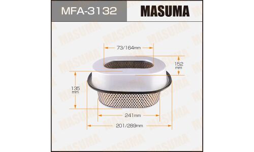 Фильтр воздушный Masuma A-3009, арт. MFA-3132
