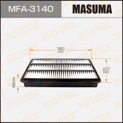 Фильтр воздушный Masuma A-3017, арт. MFA-3140