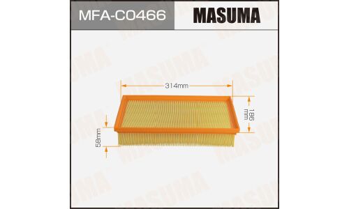 Воздушный фильтр A0073 MASUMA JETOUR DASHING 23- (1/20)