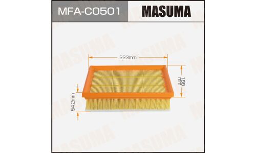 Фильтр воздушный MASUMA A8012 CHANGAN UNI-K