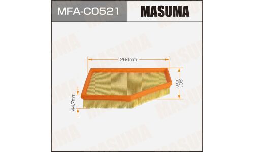 Воздушный фильтр MASUMA JAC JS6 (1/40)