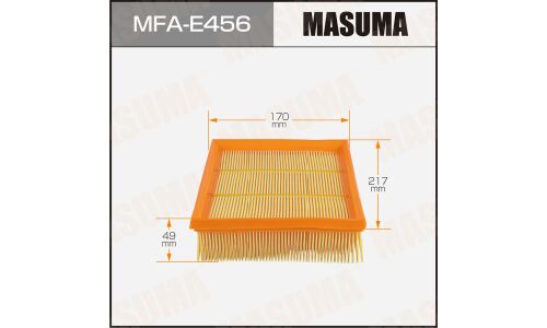 Воздушный фильтр A0189 MASUMA LHD MERCEDES-BENZ A-CLASS (W169) (1/40)