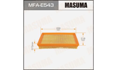 Воздушный фильтр A0566 MASUMA LHD BMW 3-SERIES (F34) (1/40)