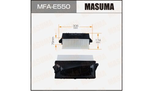 Фильтр воздушный Masuma, для Mercedes-Benz GL-Class, арт. MFA-E550