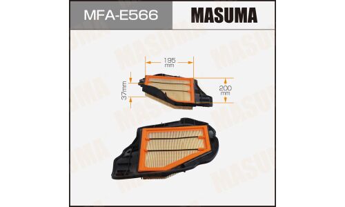 Воздушный фильтр MASUMA (Комплект 2шт) LHD BMW 6-SERIES (F06) (1/5)