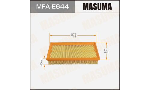 Фильтр воздушный Masuma, для Skoda Kodiaq, арт. MFA-E644