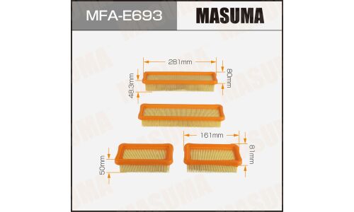 Воздушный фильтр MASUMA (Комплект 4шт) BMW X3M (1/20)