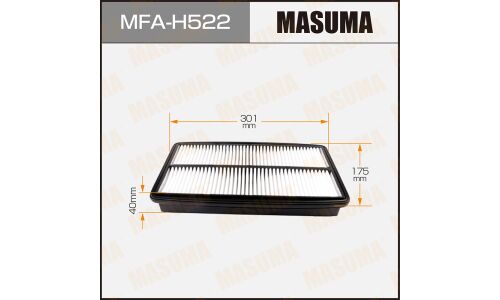 Фильтр воздушный Masuma A-8520, арт. MFA-H522