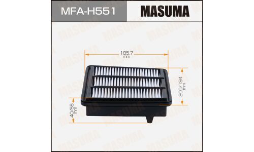 Фильтр воздушный Masuma, для Honda Civic, арт. MFA-H551