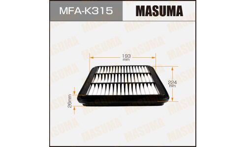Фильтр воздушный Masuma A-9209, арт. MFA-K315