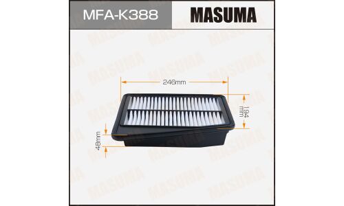 Фильтр воздушный Masuma, для Genesis G70, арт. MFA-K388
