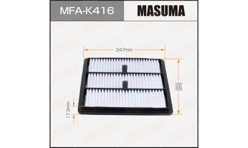 Фильтр воздушный Masuma, для KIA Ceed, арт. MFA-K416