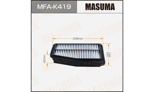 Воздушный фильтр MASUMA GENESIS G70 21- (1/40)