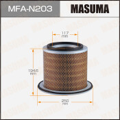 Фильтр воздушный Masuma, арт. MFA-N203