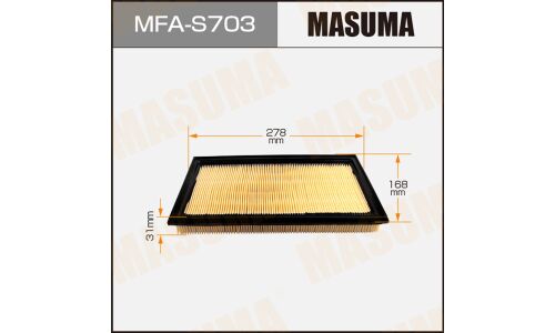 Фильтр воздушный Masuma, арт. MFA-S703