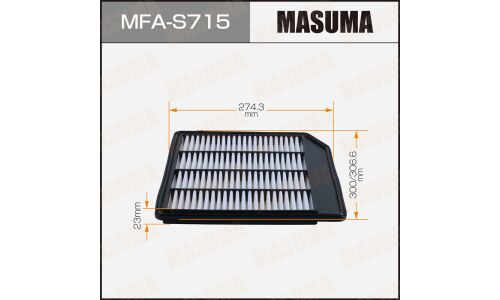 Фильтр воздушный Masuma, для Suzuki SX4, арт. MFA-S715