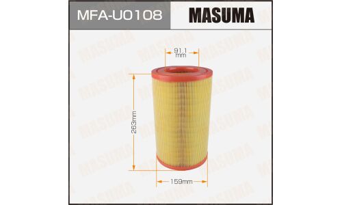 Фильтр воздушный Masuma, для Chevrolet Trailblazer, арт. MFA-U0108