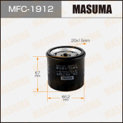 Фильтр масляный Masuma C-901, арт. MFC-1912