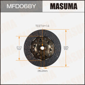 Диск сцепления Masuma (325х210х14х35.2мм), арт. MFD068Y