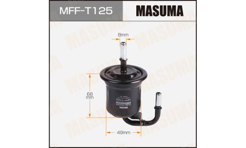 Фильтр топливный Masuma, арт. MFF-T125