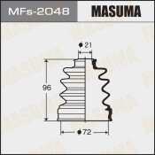 Пыльник привода Masuma, силикон, арт. MFs-2048