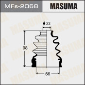 Пыльник привода Masuma, внутренний, силикон, арт. MFs-2068