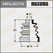Пыльник привода Masuma, силикон, арт. MFs-2079