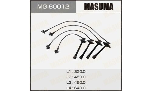 Провода высоковольтные Masuma (3S), комплект 4 шт, арт. MG-60012